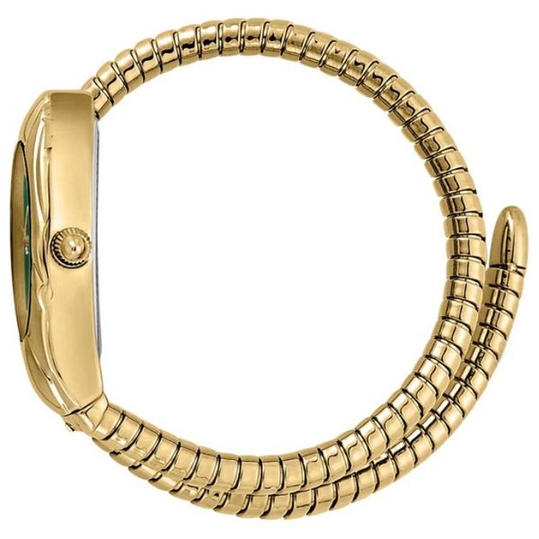  ساعة جست كافالي للنساء 1Jc1L182m0015 - عرض بعقارب, سوار من ستانلس ستيل - ذهبي 