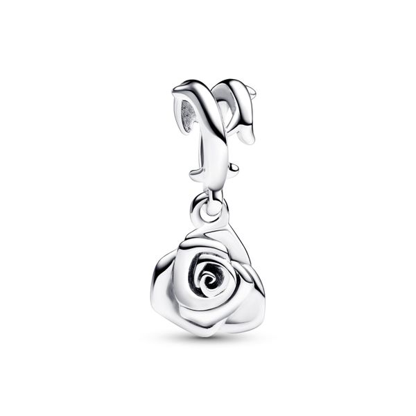 Pandora Flower Shape Medal - Silver