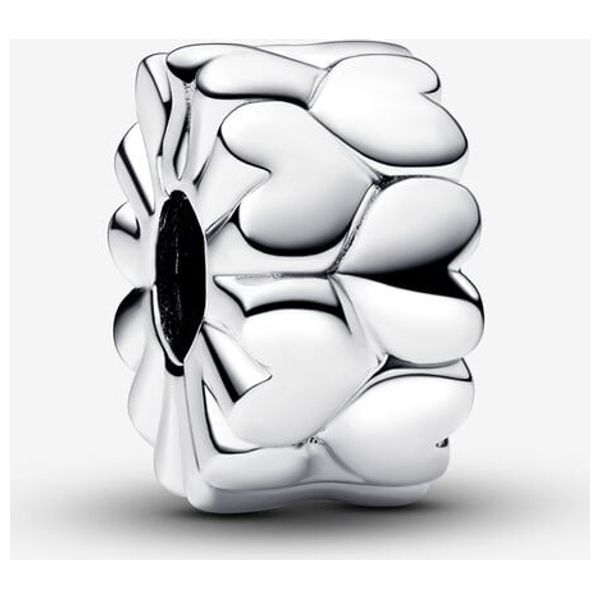  خرزة باندورا شكل قلب - سلفر 