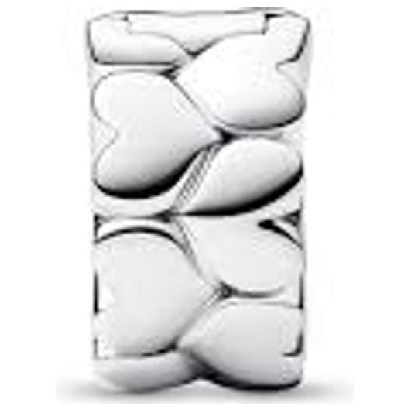  خرزة باندورا شكل قلب - سلفر 