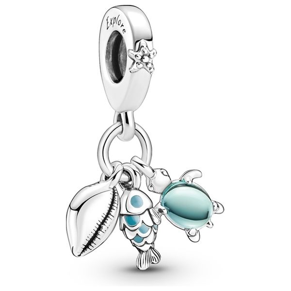  ميدالية باندورا على شكل سمكة - سلفر 