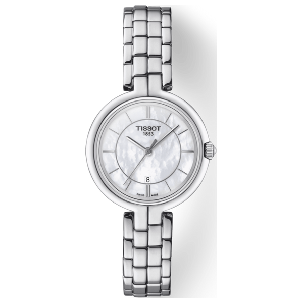  Tissot Watch T0942101111100 For Women - Analog Display, Stainless Steel Band - Silver 