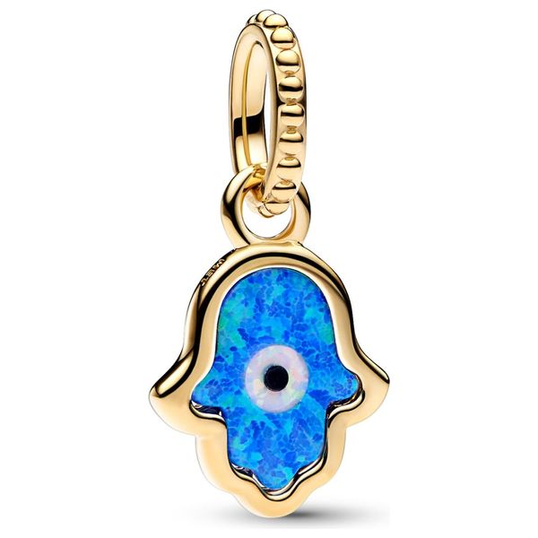  ميدالية باندورا شكل اليد - ذهبي 