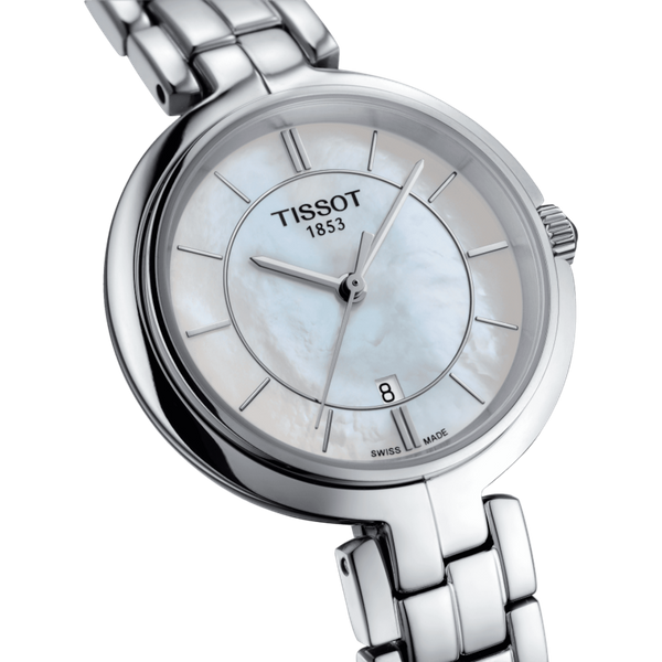  Tissot Watch T0942101111100 For Women - Analog Display, Stainless Steel Band - Silver 