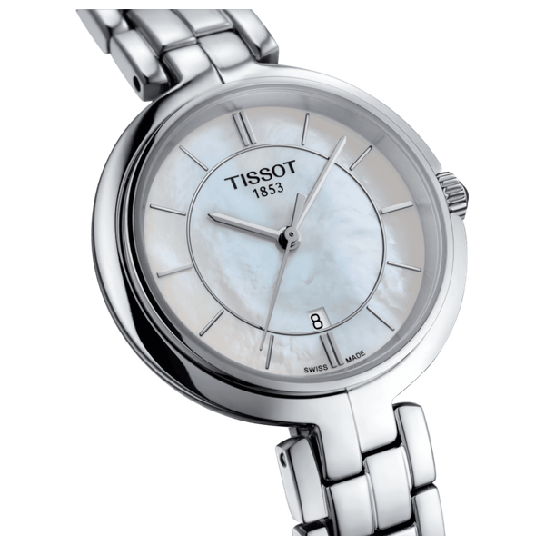  Tissot Watch T0942101111100 For Women - Analog Display, Stainless Steel Band - Silver 