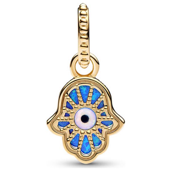  ميدالية باندورا شكل اليد - ذهبي 