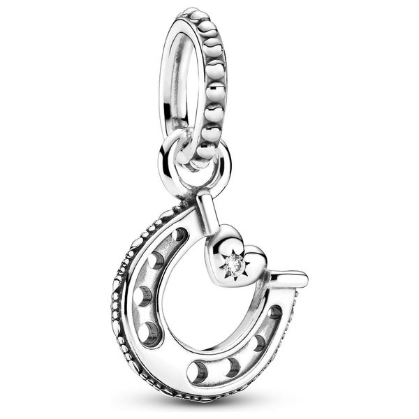 Pandora Horseshoe Shape Medal - Silver