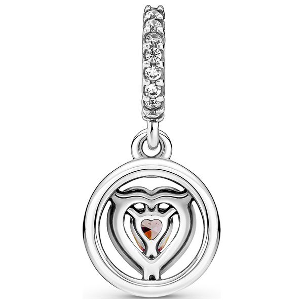  Pandora Heart Shape Medal - Pink 