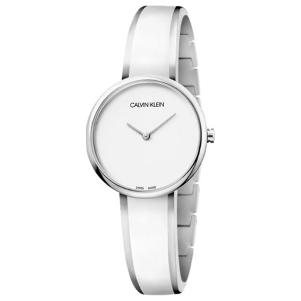  Calvin Klein Watch K4e2n116 For Women - Analog Display, Stainless Steel Band - Silver 