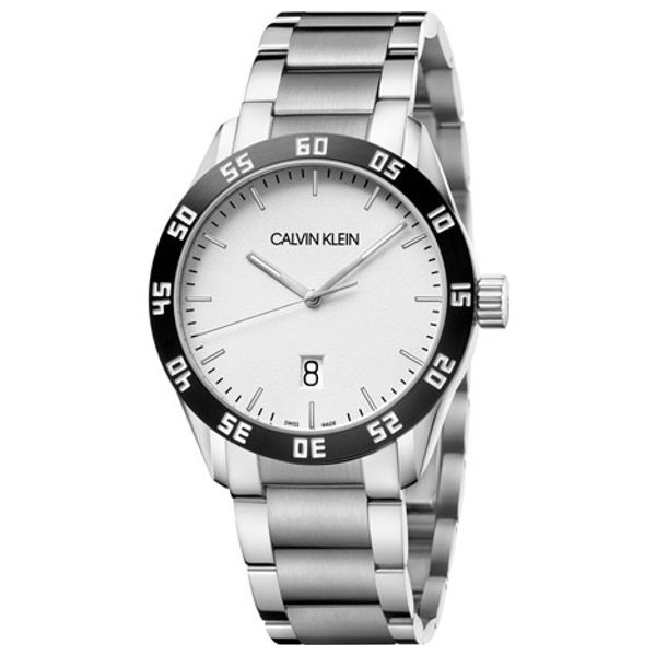  Calvin Klein Watch K9R31C46 For Men - Analog Display, Stainless Steel Band - Silver 