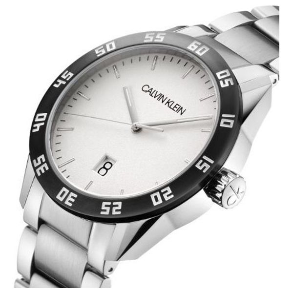  Calvin Klein Watch K9R31C46 For Men - Analog Display, Stainless Steel Band - Silver 