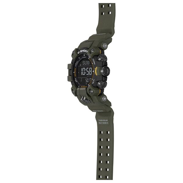  ساعة كاسيو للرجال GW-9500-3DR - عرض بعقارب, سوار من راتنج - زيتوني 