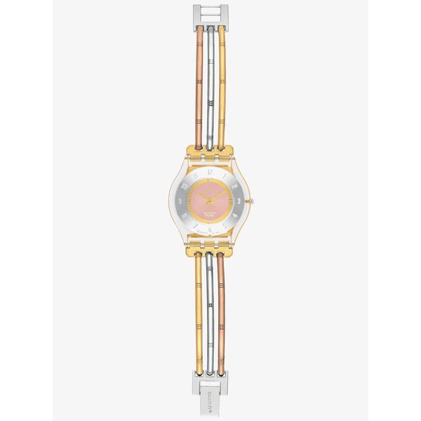  Swatch Watch SS08K101A For Women - Analog Display, Stainless Steel Band - Gold 