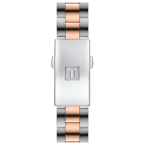  Tissot Watch T1019102206100 For Women - Analog Display, Stainless Steel Band - Gray 