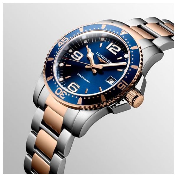 Elryan Longines Watch L37403987 For Men Analog Display Stainless Steel Band Silver