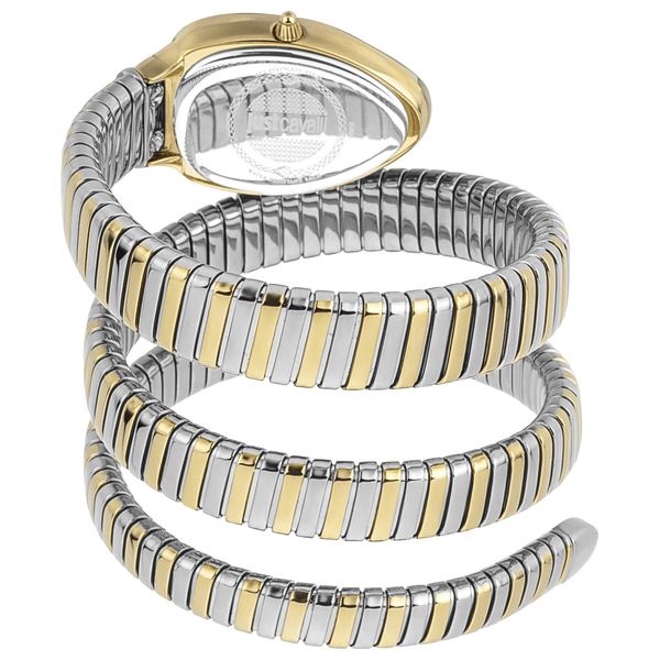  Just Cavalli Watch  Jc1l209m0065 For Women - Analog Display, Stainless Steel Band - Silver 