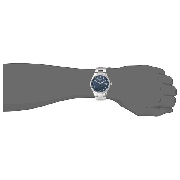  Tissot Watch T1164101104700 For Men - Analog Display, Stainless Steel Band - Silver 