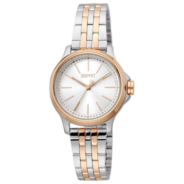  ساعة اي سبيرت لنساء 1 Es1L144m2075 - عرض بعقارب, سوار من ستانلس ستيل - سلفر 