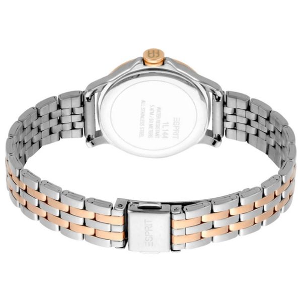  ساعة اي سبيرت لنساء 1 Es1L144m2075 - عرض بعقارب, سوار من ستانلس ستيل - سلفر 