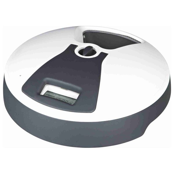  تريكسي موزع طعام أوتوماتيكي للحيوانات الأليفة - رمادي 