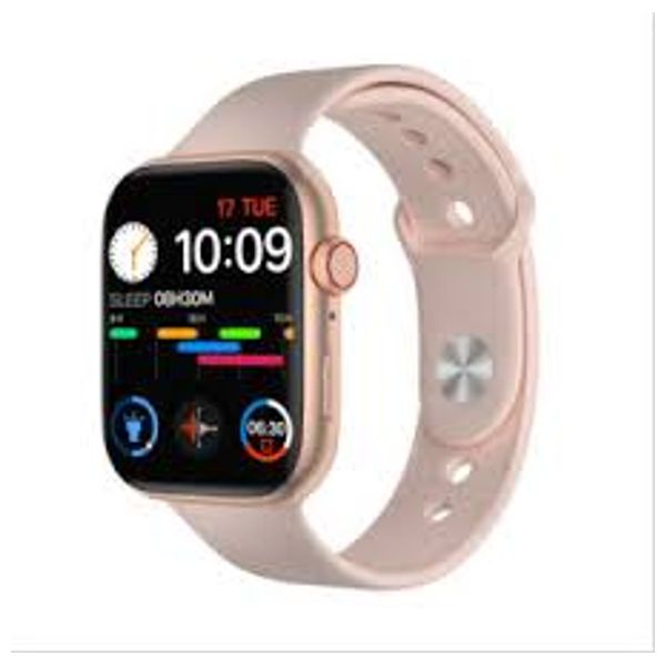  KF99plus-pi-smart-watch - 44mm - Silicone Band - Pink 