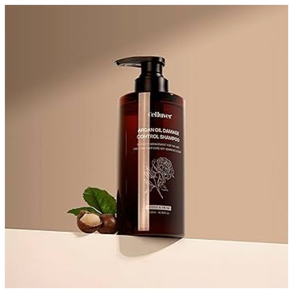 Celluver Argan Oil Damage Control Treatment - Repairs & Deeply Moisturizes Hair, 300ml