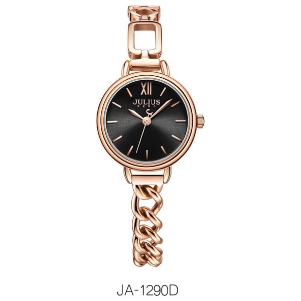  JULIUS Watch For Women - Analog Display, Stainless Steel Band - Rose Gold 