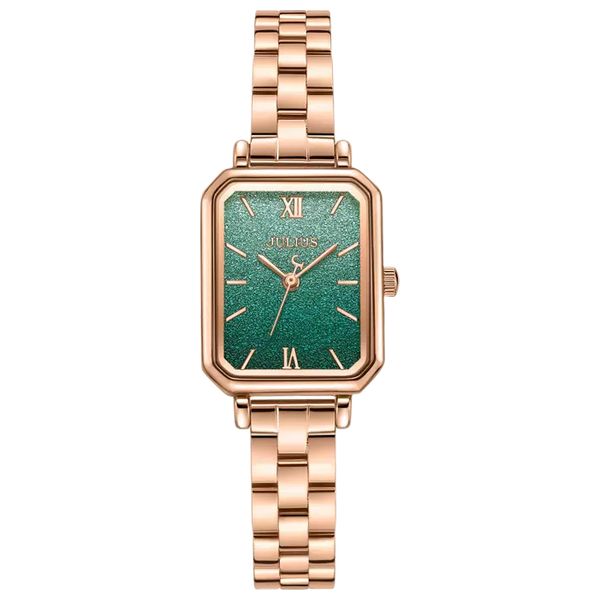 JULIUS Watch For Women - Analog Display, Stainless Steel Band - Rose Gold 