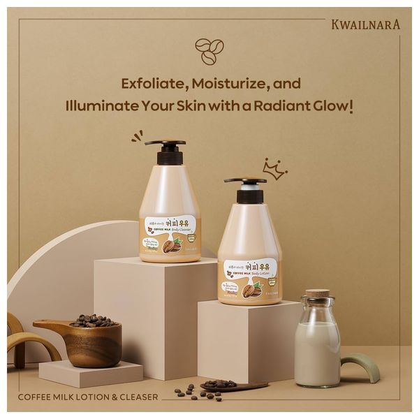 WelCos Coffee Milk Body Lotion - Moisturizes & Refreshes Skin, 560g