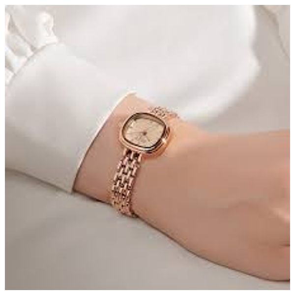 JULIUS Watch JA-1332 For Women - Analog Display, Stainless Steel Band - Rose