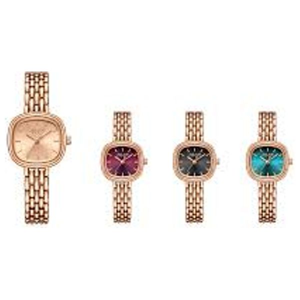 JULIUS Watch JA-1332 For Women - Analog Display, Stainless Steel Band - Rose