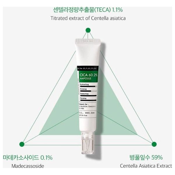  Derma Factory Cica 60.2% Ampoule Facial Serum, 30 ml 