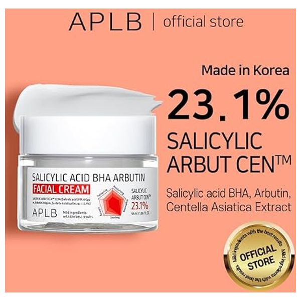 APLB SALICYLIC ACID BHA ARBUTIN FACIAL CREAM - 55ml