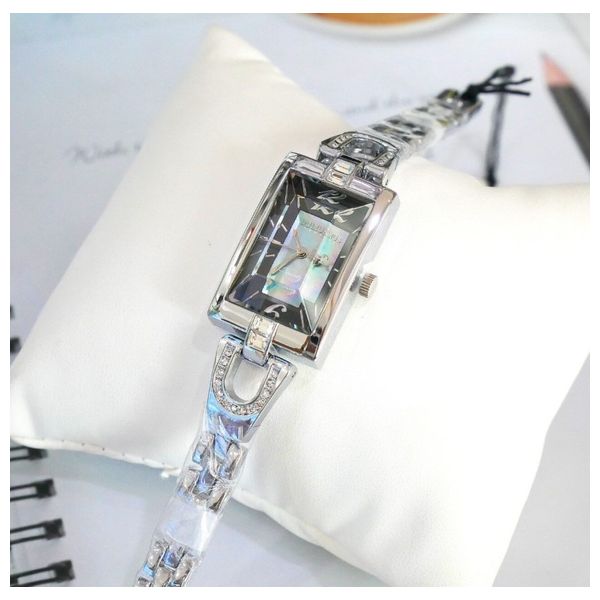 JULIUS Watch For Women - Analog Display, Stainless Steel Band - Silver 