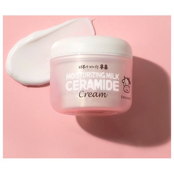  ويلكوس كريم مرطب بالحليب والسيراميد - يرطب ويغذي البشرة بعمق, 100 مل 