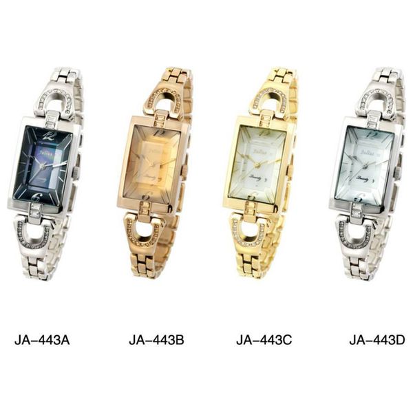  JULIUS Watch For Women - Analog Display, Stainless Steel Band - Silver 