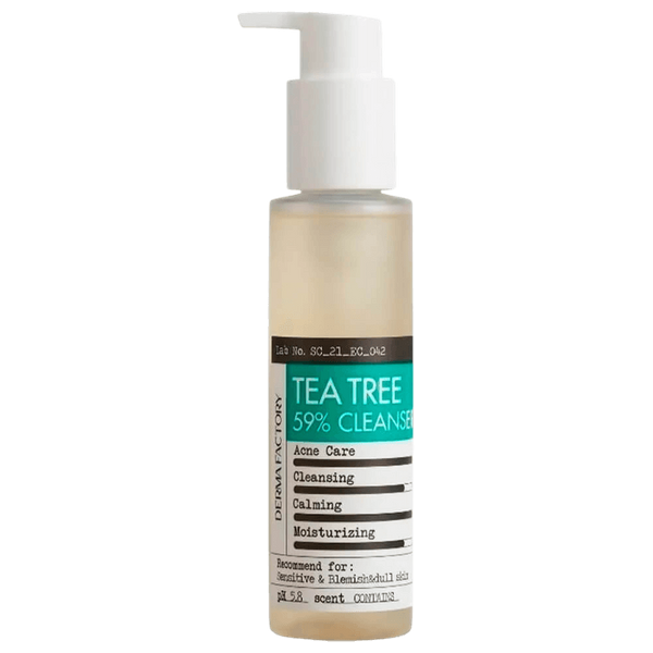 Derma Factory Tea Tree 59% Cleanser for sensitive skin, 150ml