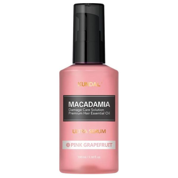  Kundal Macadamia Pink Grapefruit Serum Nourishes and Moisturizes Hair, 100 ml 