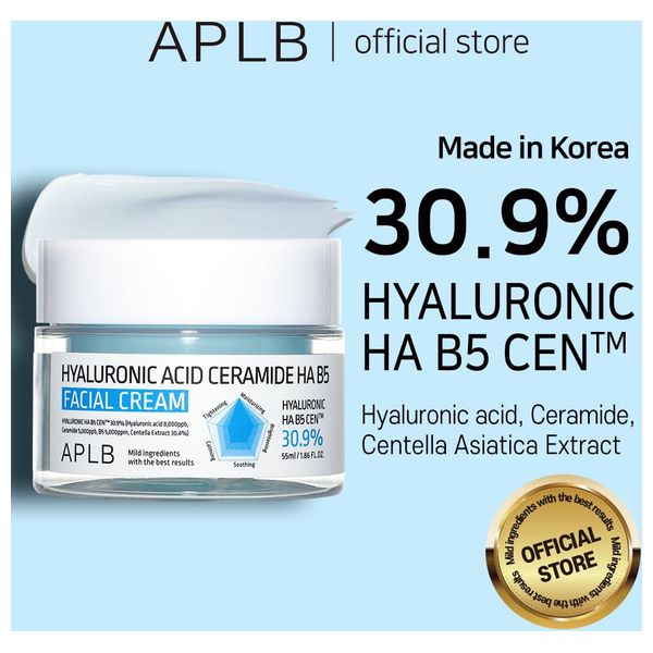 APLB HYALURONIC ACID CERAMIDE HA B5 FACIAL CREAM - 55ml