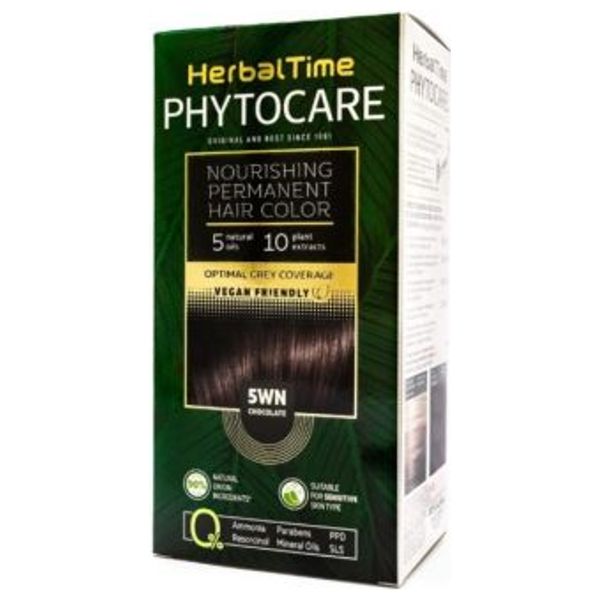 Herbal Time Nourishing Permanent Hair Color - 5WN - Ammonia-free for gray hair