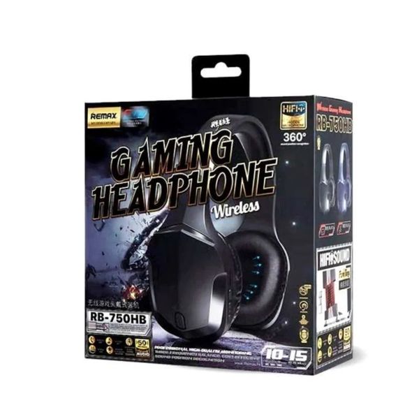  Remax RB-750HB - Gaming Bluetooth Headphone Over Ear - Black 