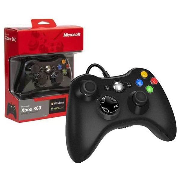  Microsoft Xbox 360 - Wired Controller - Compatible with PC and Xbox - 2.7m - Black 