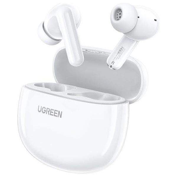  Ugreen WS207 In-Ear Bluetooth Earphones - 28 hours Battery Life - Bluetooth 5.4 - White 