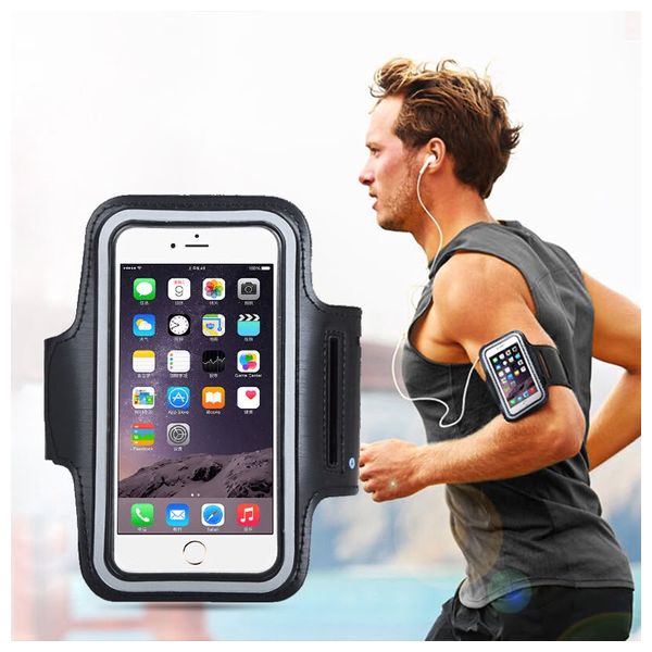  Earldom ET-S1 - Universal Sports Phone Armband - Breathable & Reflective - Key Holder 