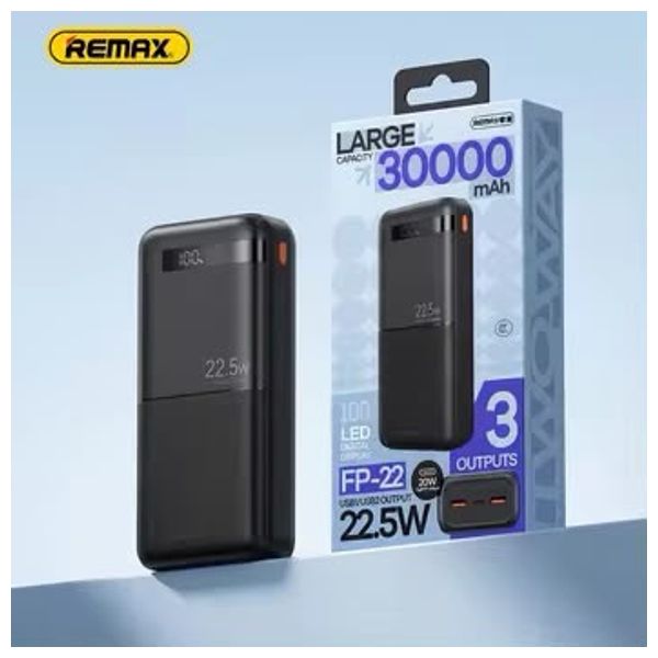  Remax FP-22 - 30000mAh - 22.5W - Black 