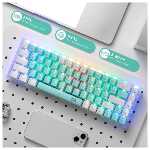  لوحة مفاتيح لاسلكية للالعاب  ريدراكون - K631 PRO 