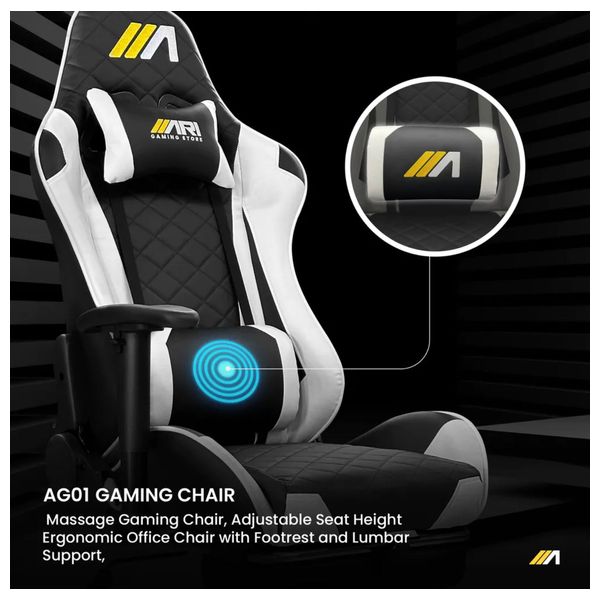 Ari Gaming Gaming Chair - White 