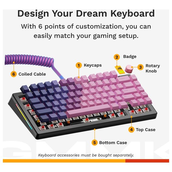  Glorious 840408300100 - Wired Keyboard 