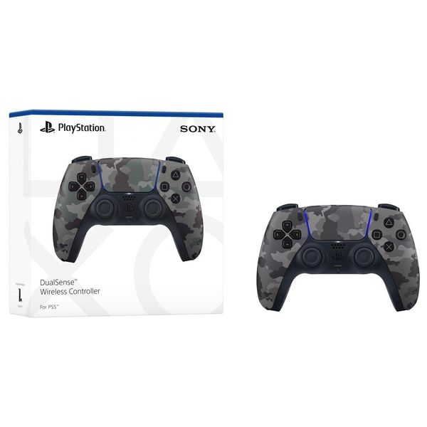  Sony PS5 - Joystick DualSense Wireless Controller - Gray Camouflage 
