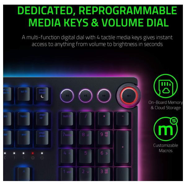  Razer Huntsman Elite - Gaming Wired Keyboard 